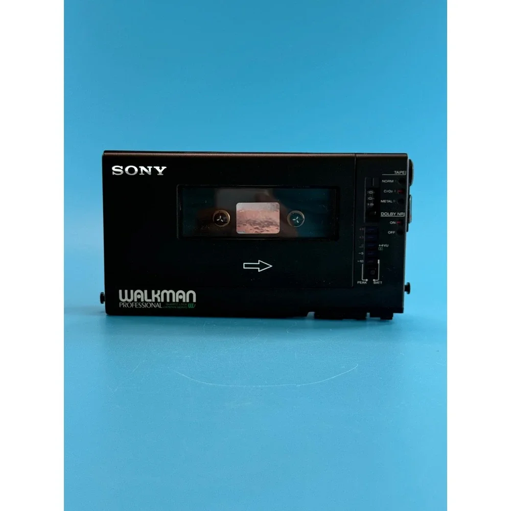 Sony Walkman Professional WM-D6 Cassette Player Black Fair Parts Repair Vintage